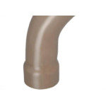 Krona Curva Soldavel Pvc Liso Liso  60Mm X 45 - Kit C/5 Pc