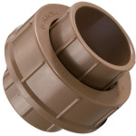 Krona Uniao Soldavel Pvc Liso Liso  25Mmx25Mm - Kit C/20 Pc