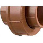 Krona Uniao Soldavel Pvc Liso Liso  50Mmx50Mm - Kit C/10 Pc