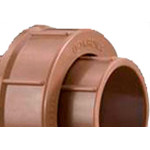 Krona Uniao Soldavel Pvc Liso Liso  50Mmx50Mm - Kit C/10 Pc