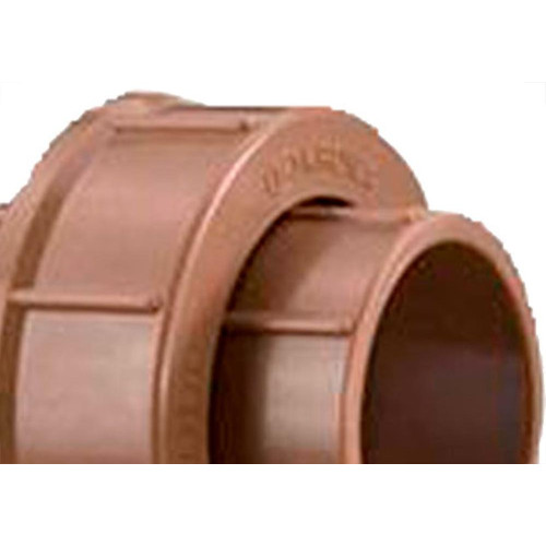 Krona Uniao Soldavel Pvc Liso Liso  50Mmx50Mm - Kit C/10 Pc