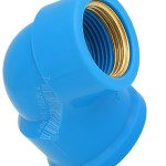Krona Cotovelo Azul  20Mm X 1/2 - Kit C/20 Pc