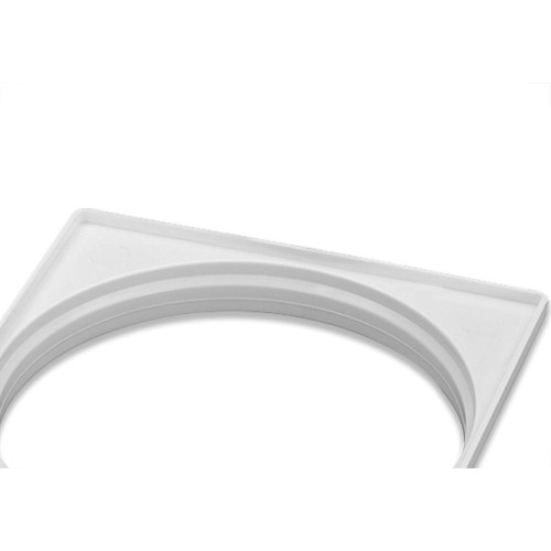 Krona Porta Grelha  Quadrada Bca 100 - Kit C/12 Pc