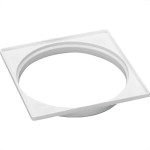 Krona Porta Grelha  Quadrada Bca 150 - Kit C/12 Pc