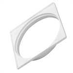 Krona Porta Grelha  Quadrada Bca 150 - Kit C/12 Pc