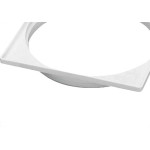 Krona Porta Grelha  Quadrada Bca 150 - Kit C/12 Pc