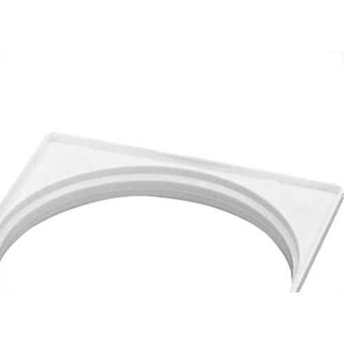 Krona Porta Grelha  Quadrada Bca 150 - Kit C/12 Pc