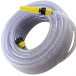 Manluplast Mangueira Jd.Malha Trançada Manlup Cristal 15Mt