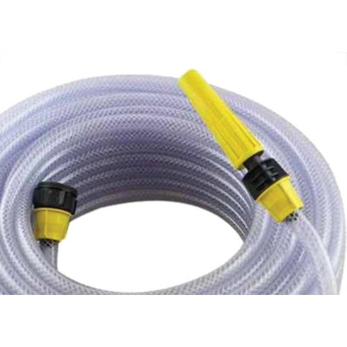 Manluplast Mangueira Jd.Malha Trançada Manlup Cristal 15Mt