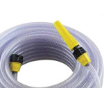 Manluplast Mangueira Jd.Malha Trançada Manlup Cristal 20Mt