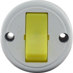 Cerge Interr Ext. 1 Interruptor  Redondo - Kit C/10 Pc