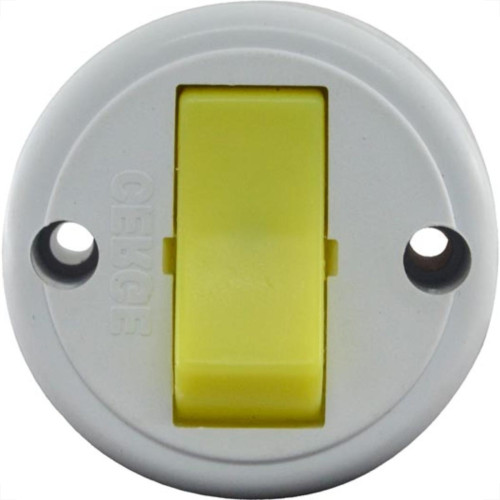 Cerge Interr Ext. 1 Interruptor  Redondo - Kit C/10 Pc