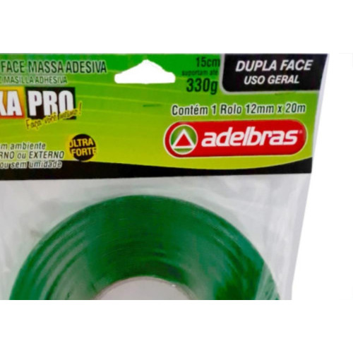 Adelbras Fita Dupla Face Transp. 12X20Mt
