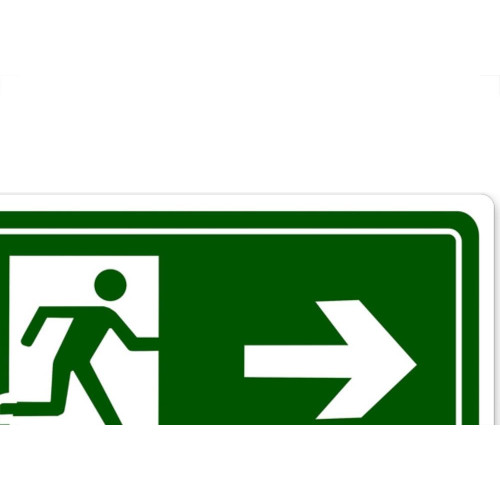 Look Placa Sinal.15X25 Lum.Saida A Dir