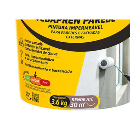 Otto Baumgart Vedacit Vedapren Parede 3,6Kg