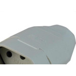 Radial Pino Femea 2P+T  10A Cinza - Kit C/10 Pc