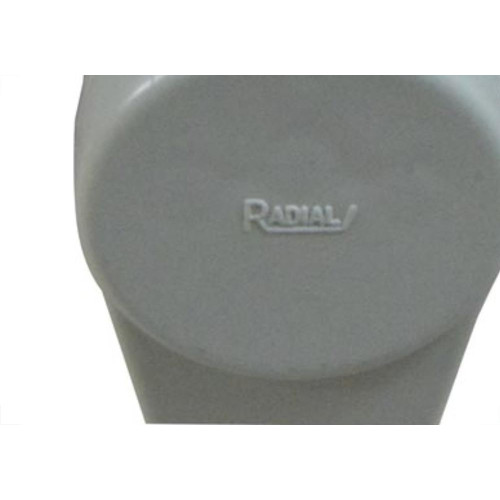 Radial Pino Gigante 2P+T  Cinza 10A - Kit C/10 Pc