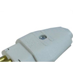 Radial Pino Macho 2P+T  10A Cinza - Kit C/10 Pc