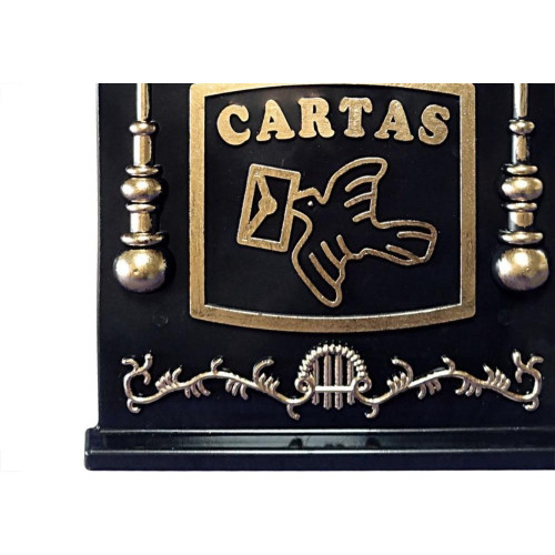 Real Caixa Carta Pvc  Pto/Ouro - 26P