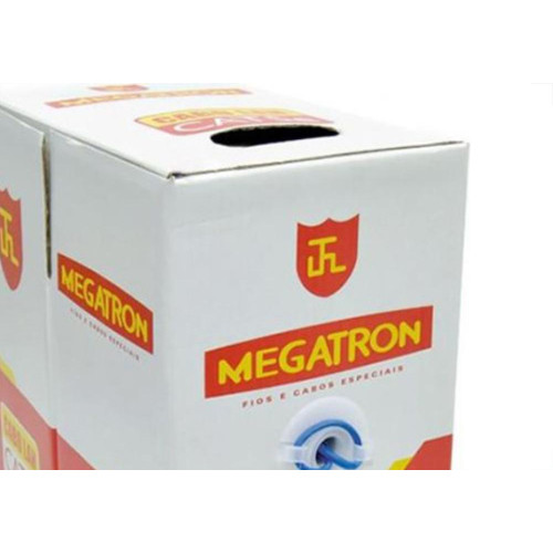 Megatron Fio Cabo Rede Megatr 305Mt Cat5E Az