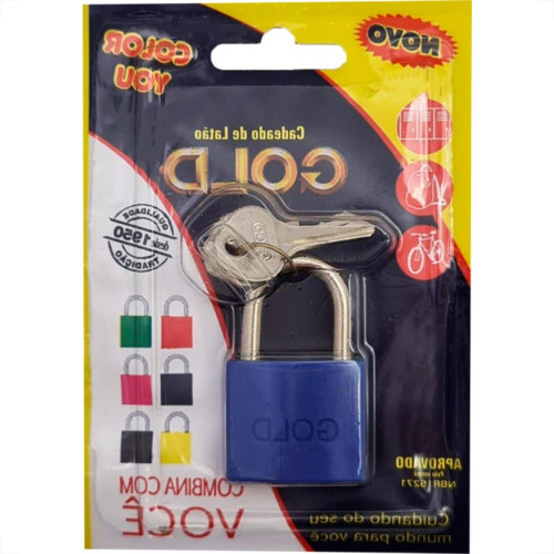 Gold Cadeado  Color 20 Azul