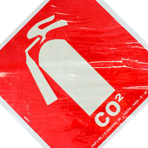 Look Placa Sinal.20X20 Lum.Extintor C02