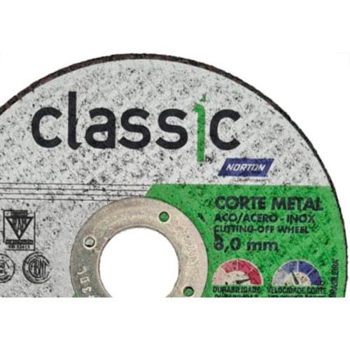 Norton Disco Nort.Cort/Ferro 4.1/2X7/8Cla - Kit C/25 Pc