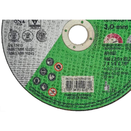 Norton Disco Nort.Cort/Ferro 7X7/8 Class - Kit C/25 Pc