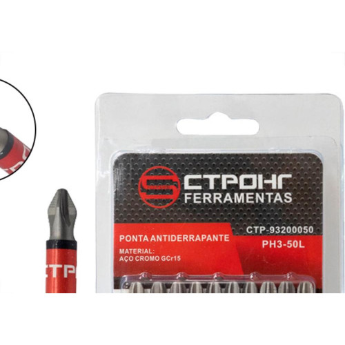 Strong Bits Phillips Ctp N.3 X 50Mm C/10