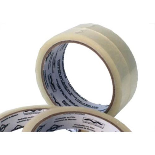 Brasfort Fita Adesiva P/Embalagem Transp. 48X100 - Kit C/5 Rl