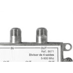 Interneed Divisor P/Tv Cabo 4Sd 2050Mhz Inter