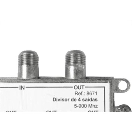 Interneed Divisor P/Tv Cabo 4Sd 2050Mhz Inter