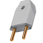 Perlex Pino Macho 2P 10A Bco 1041 - Kit C/10 Pc