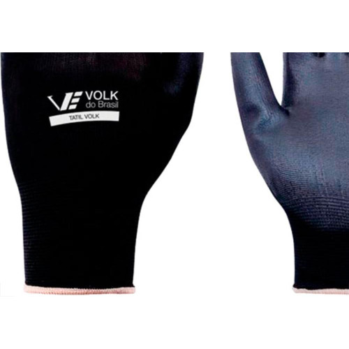 Volk Luva Malha Multitato  Pto 08=M - Kit C/12 Pr