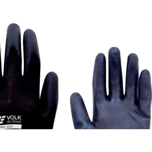 Volk Luva Malha Multitato  Pto 08=M - Kit C/12 Pr