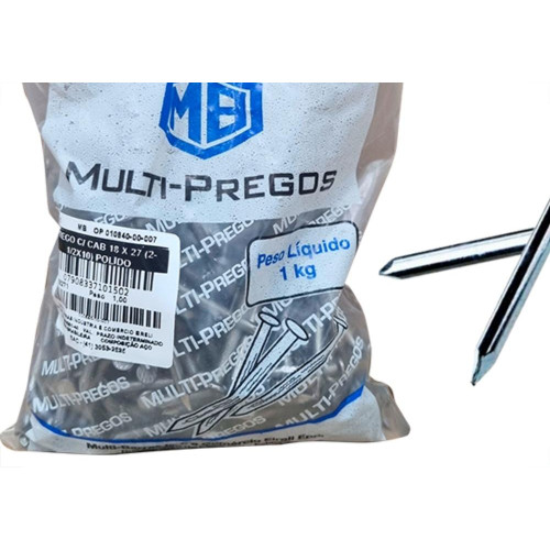 Multibarras Pregos Prego Multi Polido C/Cabeça 20 X 48