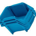 Presto Gaveteiro Empilhaveis Azul 05 - Kit C/6 Pc