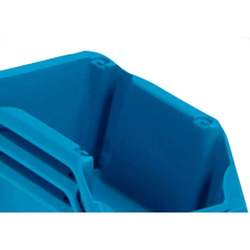 Presto Gaveteiro Empilhaveis Azul 05 - Kit C/6 Pc