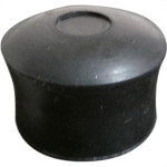 Forsan Ponteira Preta De Borracha Para Cadeira C 1/2 C/20