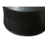 Forsan Ponteira Preta De Borracha Para Cadeira D 5/8 C/20