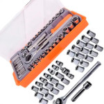 Mundo Das Ferramentas Jg Soquete E Bits Sparta Catr.1/4 40Pc