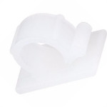 Sforplast Eletrica Clip Adesivo Sfor 13Mm Branco C/4