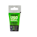 Unipega Silicone  Acet.Branco 50Gr - Kit C/24 Un