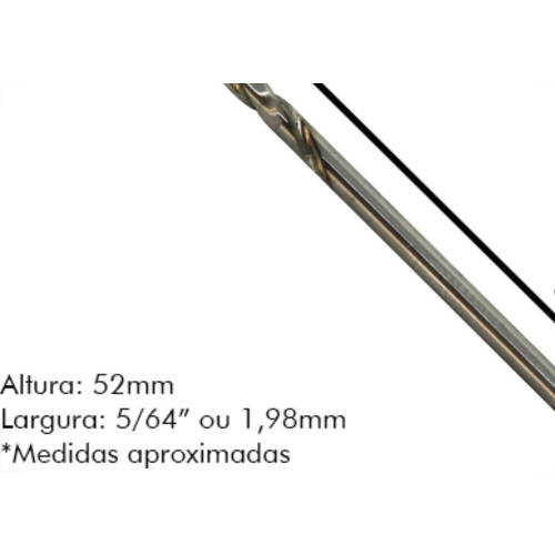 Irwin Broca Aco Rapido  C 5/64 - Kit C/10 Un
