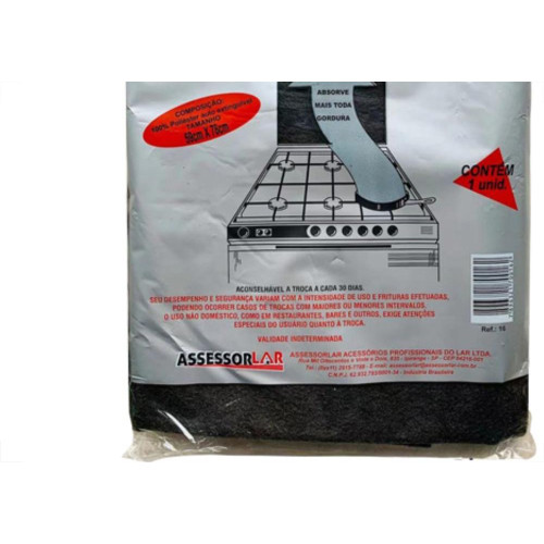 Assessorlar Filtro P/Exaustor Pto C/1Pc - R.16