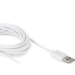 Dual Cabo Usb X Smartphone Brco. 2Mt