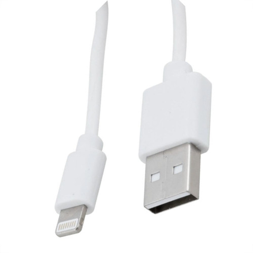 Dual Cabo Usb X Iphone Branco  2Mt