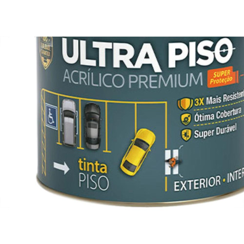 Eucatex Tinta  Piso 3,6Lt Cinza