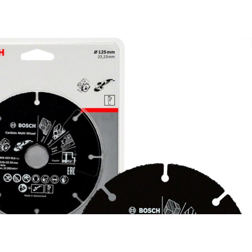 Bosch Disco  Tungstenio Madeira 125Mm