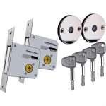 Alianca Trava Quadr. .Dupla Inox Pol
